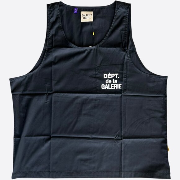 Gallery Dept Black & White Dept Logo Tank Top